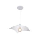 Ver imagem 1 de Lustre Pendente Vitro Quadrado 28cm Aramado Branco - 1237 Med Br