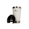 Copo Térmico Fox Stainless Quente e Frio com Tampa 473ml Branco - 1