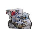 Ver imagem 2 de Conjunto Porta Objetos Decorativo Madeira 3 Peças