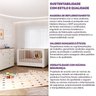 Quarto Completo Berço Evolutivo Cômoda e Guarda Roupa Ananda Casatema Madeiraoriginals - 18