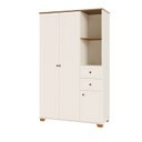 Ver imagem 4 de Quarto Completo Berço Evolutivo Cômoda e Guarda Roupa Ananda Casatema MadeiraOriginals Bege/Off White/Mel