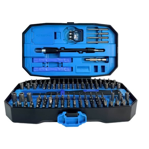 Kit Chave de Fenda 152 Peças + Bits Multifuncional Manutenção Celulares