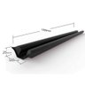 Veda Fresta Protetor Porta Rolinho Impermeável 100Cm Comfort Door Vedação Contra Poeira Inseto Preto - 4