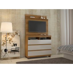 Cômoda Com Painel Para Tv Até 48 Polegadas Pampulha (Noronha/Off) - 1 Cômoda Com Painel Para Tv Até 48 Polegadas Pampulha (Noronha/Off) - 1
