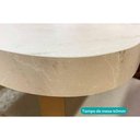 Ver imagem 4 de Conjunto: Mesa de Cozinha Stellar 1598 Aço C/ Tampo Madeirado 120x80cm e 4 Cadeiras Wood Rose/petra