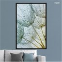 Ver imagem 2 de Quadro Decorativo - Dente de Leao Orvalho Flnt041 - Vidro com Impressão Uv - 60x40cm