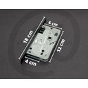 Ver imagem 2 de Fechadura Interna Para Porta Madeira Ferro Antique Stam