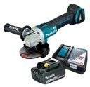 Ver imagem 1 de Esmerilhadeira Makita 5pol 125mm c/1BAT 18V 3AH e Carregador Biv