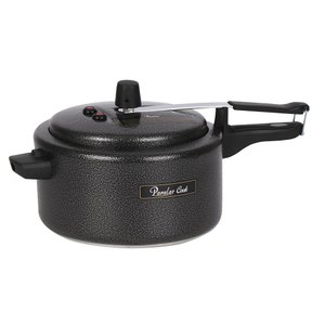 Panela de Pressão 2 Válv. Seg. 5L Preto Craquea Panelar Cook