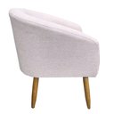 Ver imagem 3 de Poltrona Estela Tresse Boucle Rosa Chá - Dominic Decor
