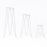 Kit 3 Suportes Tripé de Chão para Vasos de Plantas e Flores - 30cm 45cm 60cm - Ferro - 1