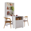 Ver imagem 1 de Bancada Armário Cantinho do Café Dueto - Branco/branco