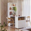 Ver imagem 2 de Bancada Armário Cantinho do Café Dueto - Branco/branco