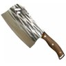 Faca Cutelo Chef Grande Aço Inox Rústico Cortar Carne Frango Churrasco Açougueiro Churrasqueiro Cozi - 1