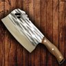 Faca Cutelo Chef Grande Aço Inox Rústico Cortar Carne Frango Churrasco Açougueiro Churrasqueiro Cozi - 6