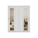 Ver imagem 5 de Guarda-roupa Casal 3 Portas Doha Duo Carraro Ripado