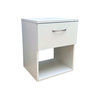 Mesa de Cabeceira 1 Gaveta + Compartimento Secreto / Gaveta Secreta - Branco - 1