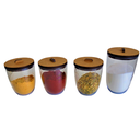 Ver imagem 4 de Porta temperos e condimentos em MDF de parede com 12 potes em acrílico