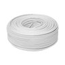 Cabo Coaxial RG6 Branco 100m 60% 75 Ohms Condutti - 6