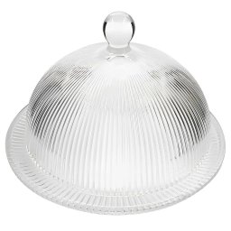 Queijeira Graffiato em Vidro  Transparente 20cm - 4