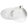 Queijeira Graffiato em Vidro  Transparente 20cm - 1