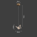 Ver imagem 4 de Luminária Pendente Led Borboleta Bivolt Moderno 3000k