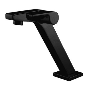 Torneira Luxo para Banheiro Requinte 1/4 de Volta Preto Fosco Concept Metais 91017