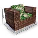 Ver imagem 3 de Conjunto Bora Bora - 1 Sofá 2 Lugares + 2 Poltronas + 1 Mesa de Centro - Egeias