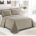 Ver imagem 2 de Colcha Pompom King Camesa 260x280cm Microfibra Bege