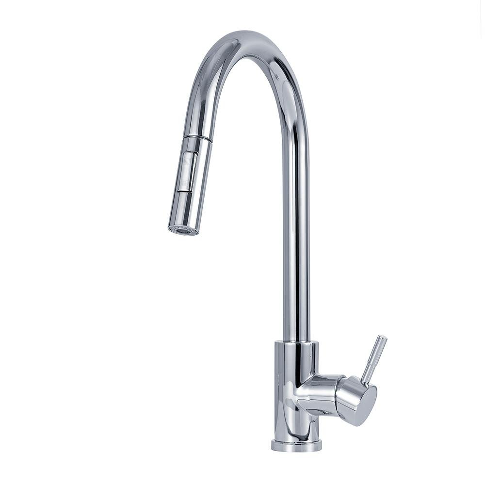 Torneira para cozinha gourmet Misturador Monocomando Iriri Pingoo.casa - Cromado