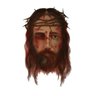 Sagrada Face de Jesus Crucificado Em Tecido - 1