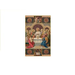 Arte Sacra Decorativa Santa Ceia Impressão Digital em Tecido - 2