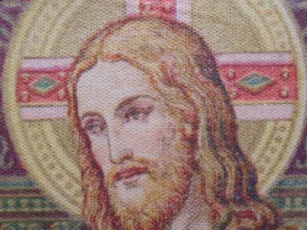 Arte Sacra Decorativa Santa Ceia Impressão Digital em Tecido - 4