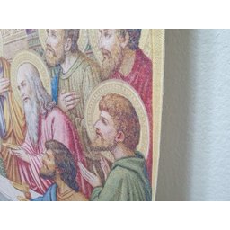 Arte Sacra Decorativa Santa Ceia Impressão Digital em Tecido - 5