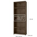 Ver imagem 3 de Armário para Escritório 2 Portas Office Castani Chade Brienza Decor