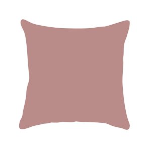 Capa de Almofada Lisa Veludo Rosa Chá 50x50cm