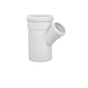 Ver imagem 1 de Junção Redução Simples 45º Esgoto Branca - Krona, Tamanho: 100mm x 75mm