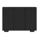Ver imagem 7 de Aparador Buffet 3 Portas com Pés Quadrados Veneza Multimóveis MP1010 Preto