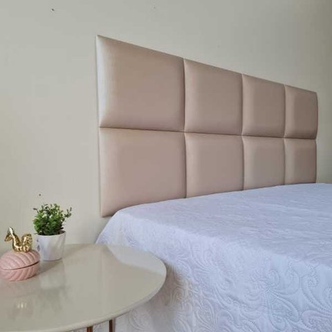 Cabeceira Estofada Modulada Queen Facto york Rose 160x0,60 cm