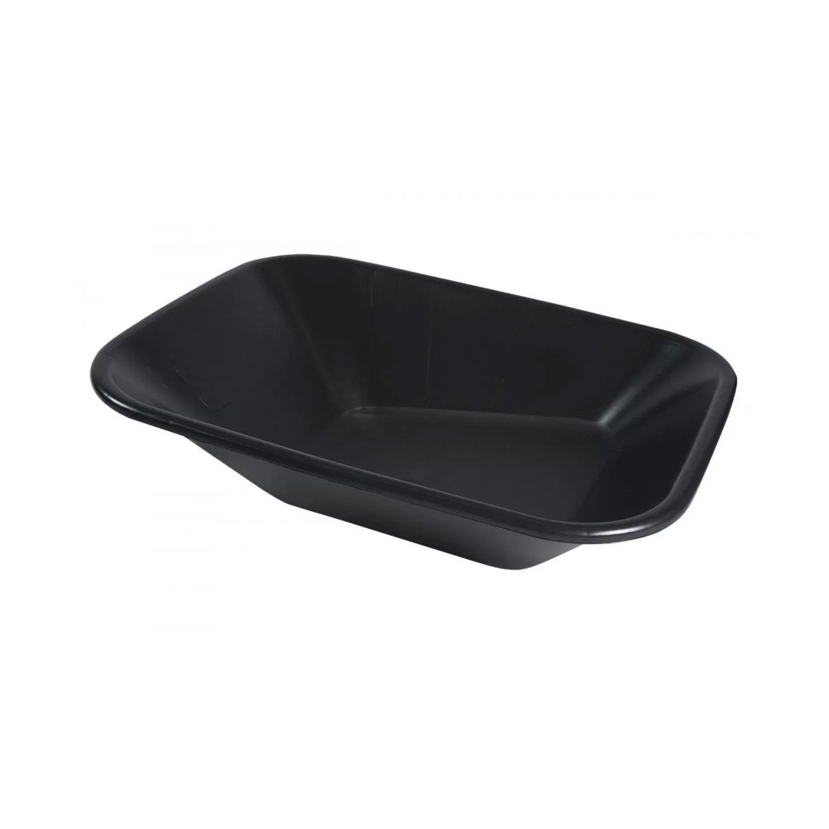 Kit 3 Caçamba Plástica sem Furação Carrinho Mão Preta 60l | MadeiraMadeira