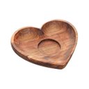 Ver imagem 3 de Conjunto 6 Xícaras de Café com Pires em Madeira Teca Coração 75 Ml