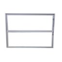 Ver imagem 1 de Janela Basculante Alumínio Retangular 40x60cm sem Vidros - W.M