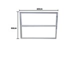 Ver imagem 6 de Janela Basculante Alumínio Retangular 40x60cm sem Vidros - W.M