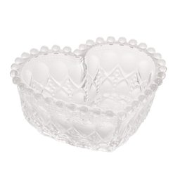 Bowl de Vidro Coração Borda Bolinha Balls Lyor - 1