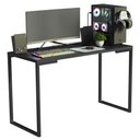 Ver imagem 2 de Mesa de Escritório Industrial Preta 120cm Nero Marquina Madesa