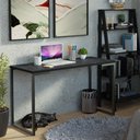 Ver mais imagens de Mesa de Escritório Industrial Preta 120cm Nero Marquina Madesa