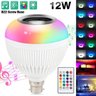 Lâmpada Caixa de Som Bluetooth Luz Led RGB Controle Remoto Som Festa Musica - 2