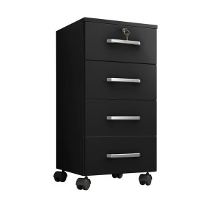 Gaveteiro Organizador de Chão com Rodinhas de Madeira Gávea 