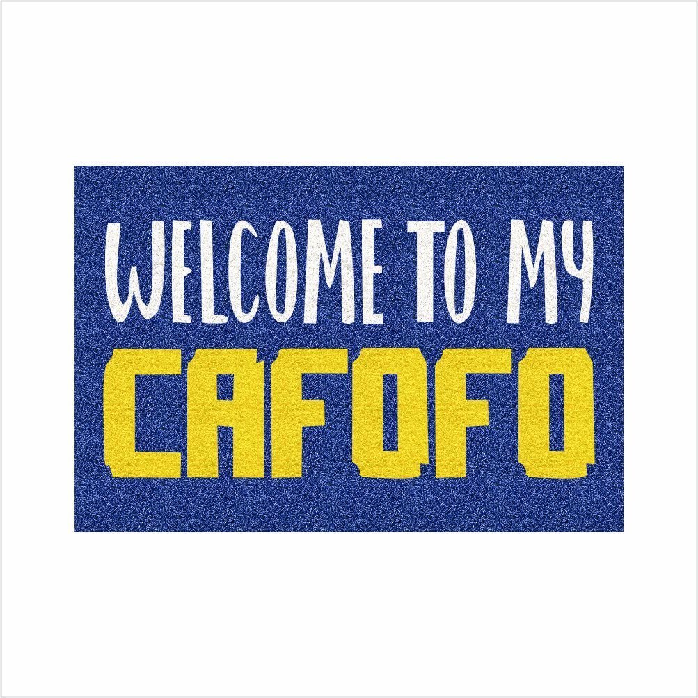 TAPETE CAPACHO WELCOME TO MY CAFOFO, MEDIDA PORTA 60X40CM - 2