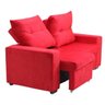 Sofá Noruega Vermelho Retrátil e Reclinável 3 Lugares Open Box - 2